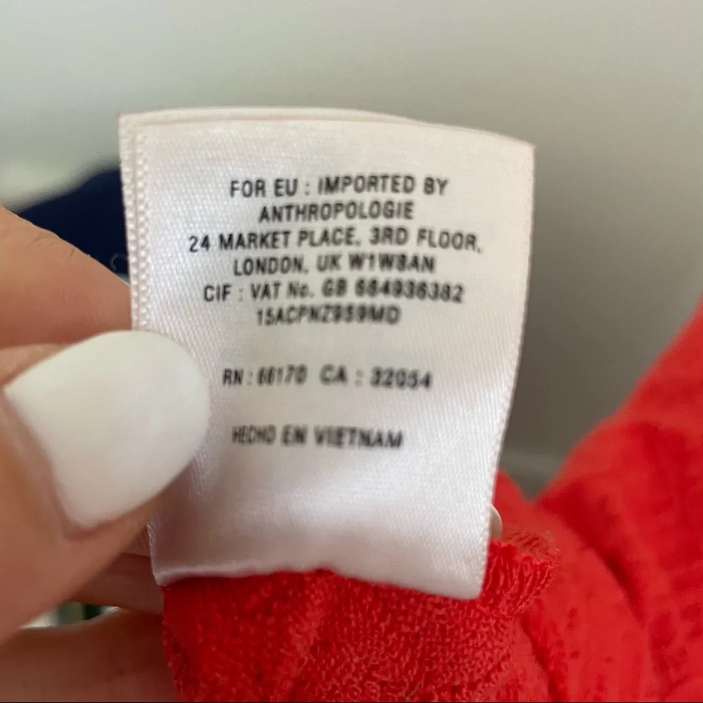 Deletta Anthro Torchon Ponte Dress on Red size XS - Picture 6 of 7